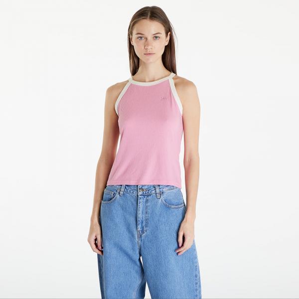 Top Lee Cropped Halter Top Sugar Lilac M