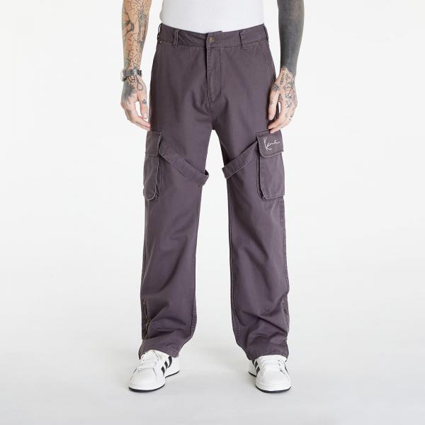 Kalhoty Karl Kani Small Signature Washed Cargo Pants Anthracite M