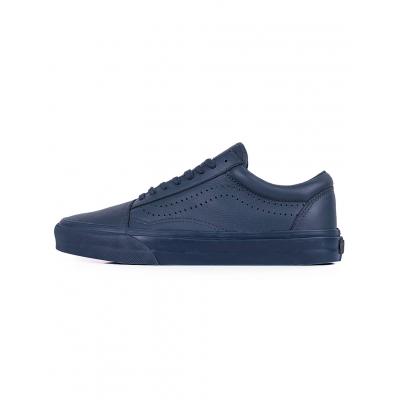 Sneakers - tenisky Vans OLD SKOOL REISSUE (LEATHER)MIDNI