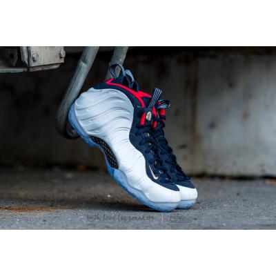 Nike Air Foamposite One Premium Obidian/ White-University Red-Metallic Gold