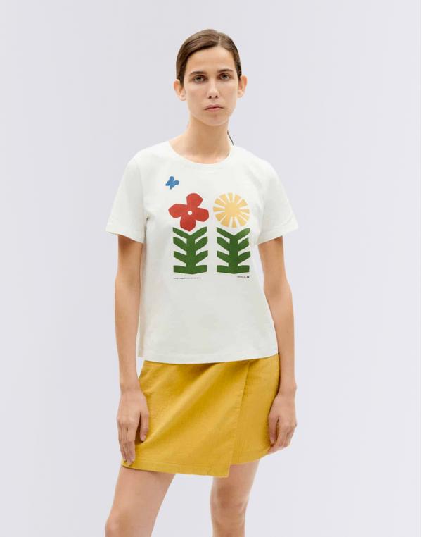 Tričko Thinking MU Methamorphosis Ida T-Shirt SNOW WHITE