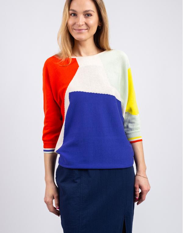 SKFK Naike-GOTS Sweater S241B7 Multicolour S