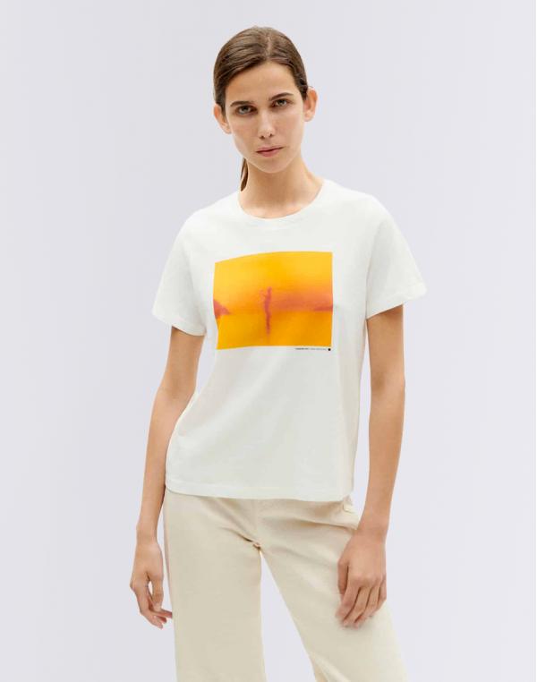 Tričko Thinking MU Rousteau Ida T-Shirt SNOW WHITE