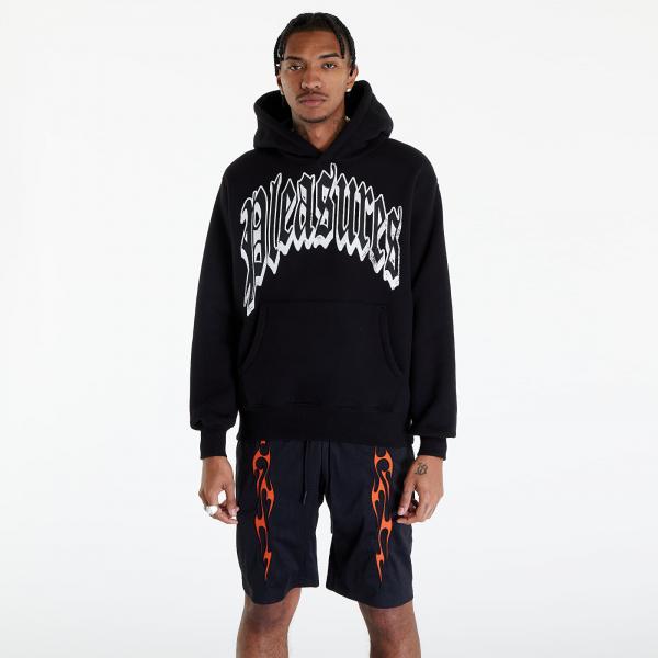 Mikina PLEASURES Twitch Hoodie Black L