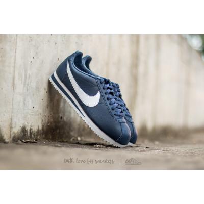 Nike Classic Cortez Leather Midnight Navy/ White
