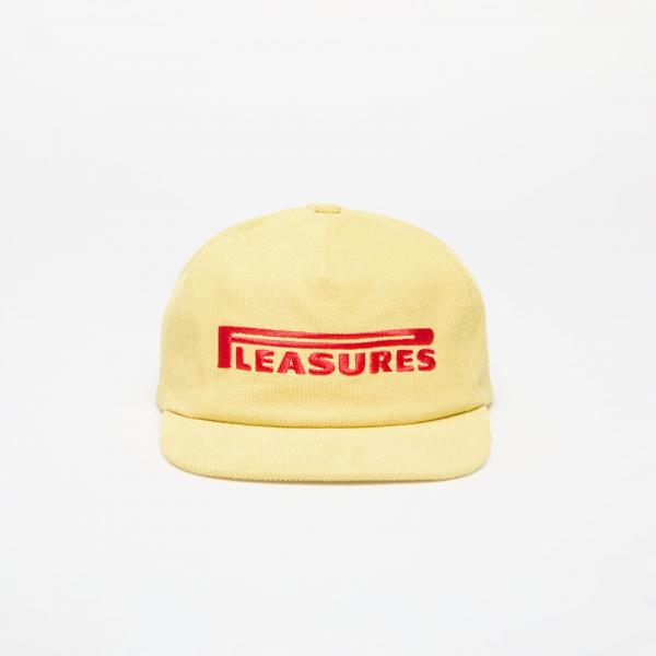 Kšiltovka PLEASURES Pit Stop Corduroy Hat Yellow Universal