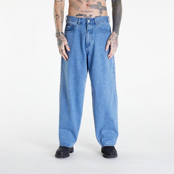 Kalhoty OBEY Bigwig Baggy Denim Light Indigo W31
