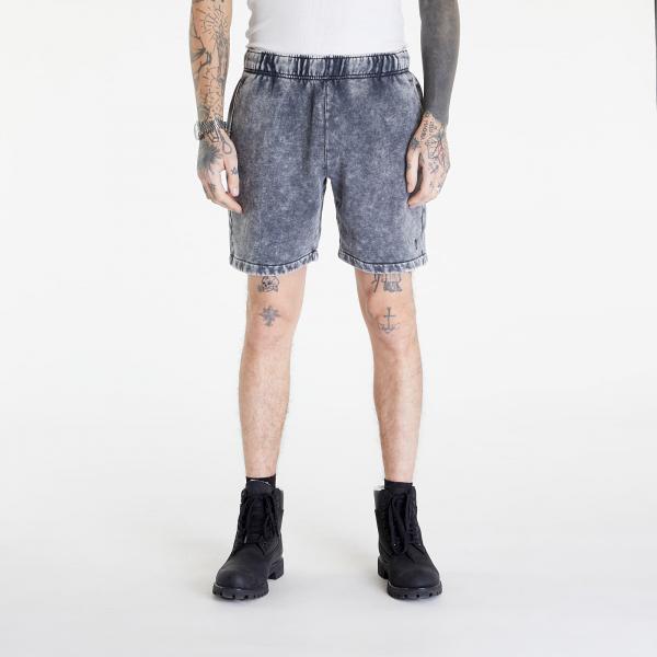 Šortky Guess Originals Acid Fleece UNISEX Short Washed Out Black Mul L