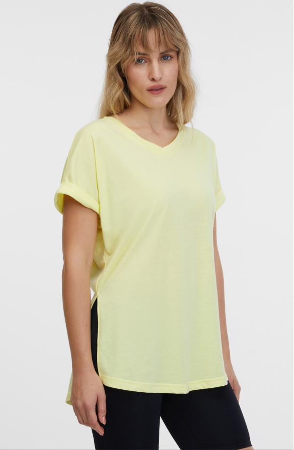 SAM 73 Dámské triko CAROLINA Žlutá 2XL