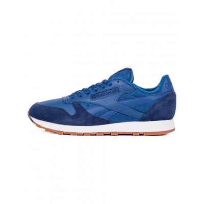 Sneakers - tenisky Reebok Classic Leather Split NOBLE BLUE/CLLGNAVY/