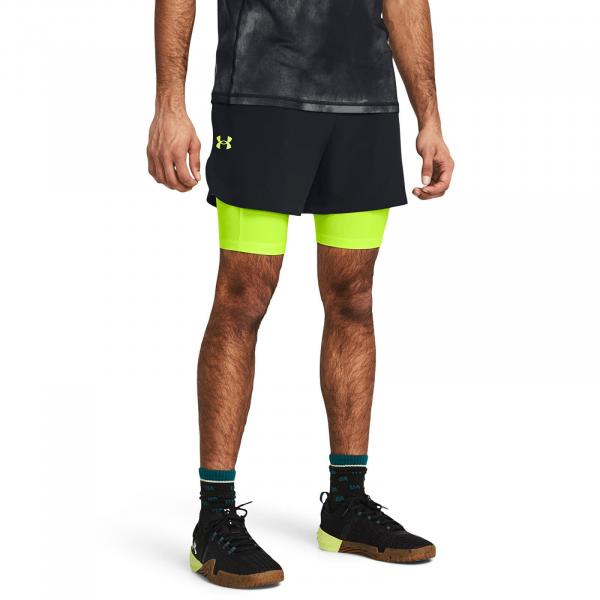 Šortky Under Armour Peak Woven 2In1 Sts Black 001 XXL