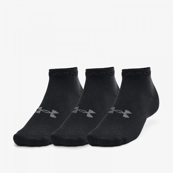 Ponožky Under Armour Essential Low Cut Socks 3-Pack Black L