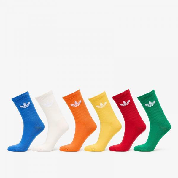 Ponožky adidas Trefoil Cushion Crew Sock 6-Pack Multicolor M