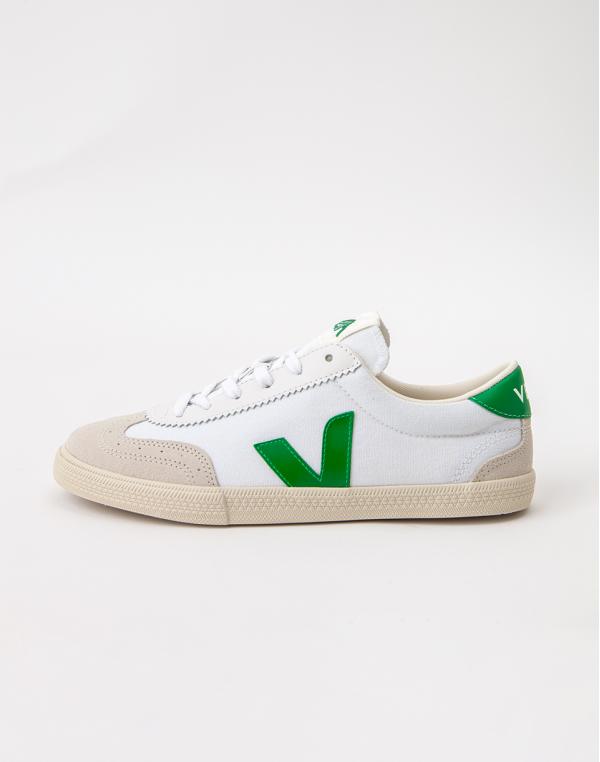 Veja Volley Canvas WHITE_EMERAUDE 36