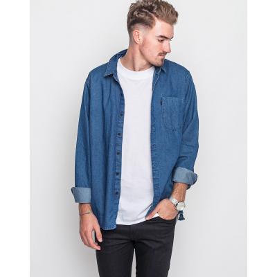 Košile Levi´s® 1 Pocket LS Shirt Q5947 Orange Tab Blue Flat Finish L8