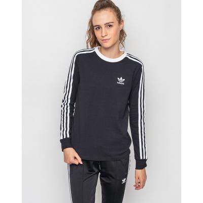 Triko Adidas Originals 3 Stries LS Tee BLACK