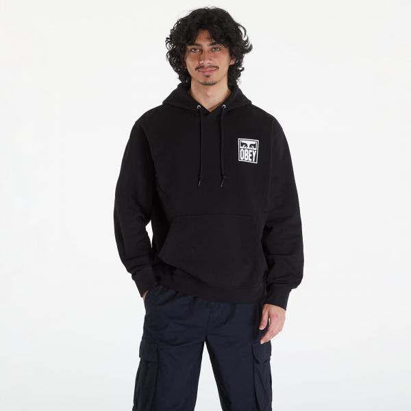 Mikina OBEY Eyes Icon 2 Hoodie Black M