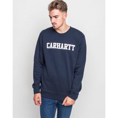 Mikina Carhartt WIP College Navy / White