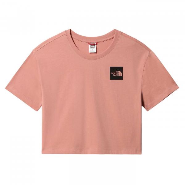 Top The North Face W Cropped Fine Tee Pink L