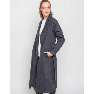 Kabát Ichi Sebri Dark Grey Melange