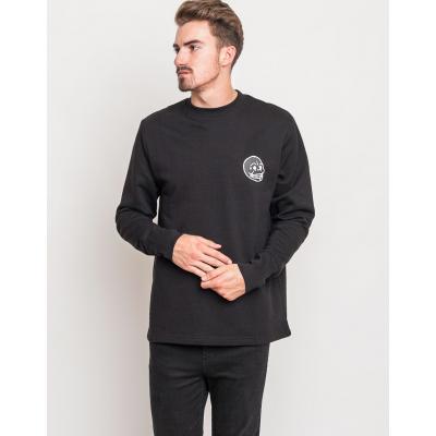 Mikina Cheap Monday State sweat Black Small skull
