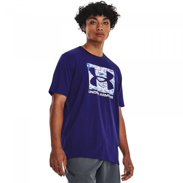 Tričko Under Armour Abc Camo Boxed Logo Ss Blue M
