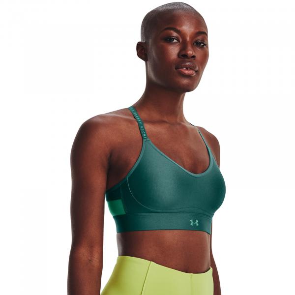 Podprsenka Under Armour Infinity Covered Low Green S
