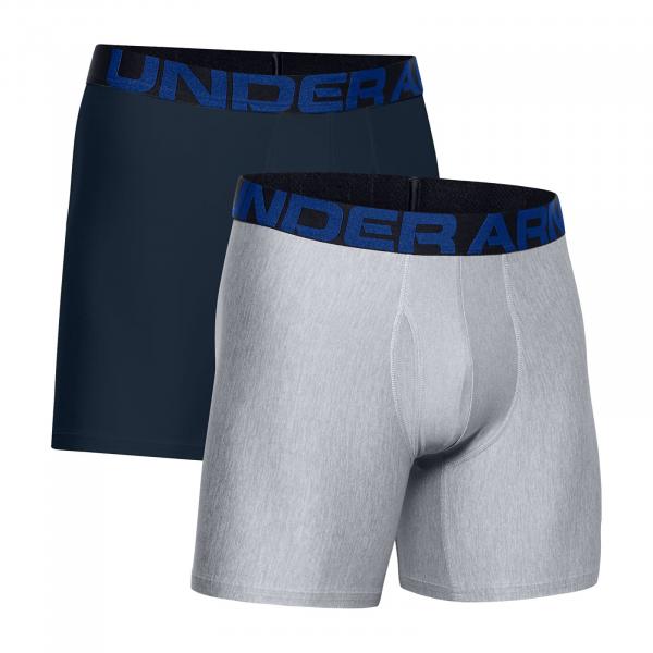 Boxerky Under Armour Tech 6In 2 Pack Academy XL