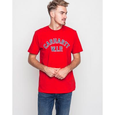 Logo tee Carhartt WIP USS Script Rosehip
