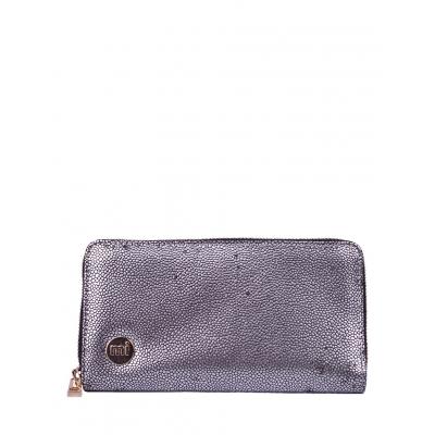 Peněženka Mi-Pac Zip Purse Pebbled Silver/Black