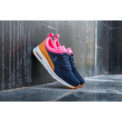 Nike W Air Max Thea Premium Leather Obsidian/ Obsidian-Digital Pink-Sunset