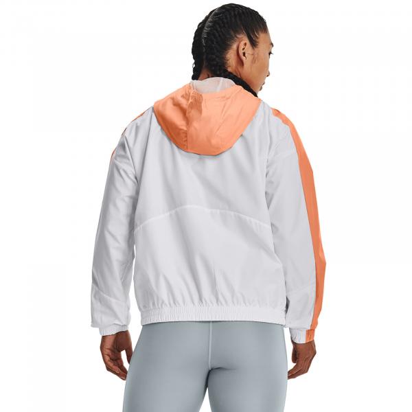 Bunda Under Armour Rush Woven Fz Jacket White XS