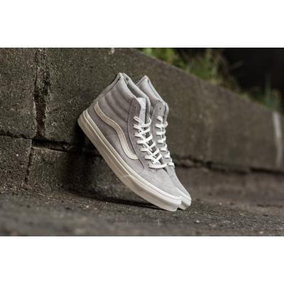 Vans Sk8-Hi Slim Zip (Scotchgard) Cool Grey/ Blanc