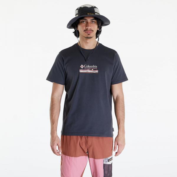 Tričko Columbia Explorers Canyon™ Back Short Sleeve Tee Shark/ Heritage S