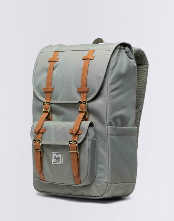 Batoh Herschel Supply Little America Mid-Volume Seagrass/White Stitch 21 l