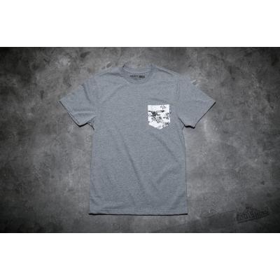 Vans Printed Pocket Tee Heather Grey/ Datura Tolle
