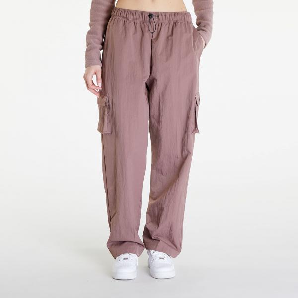 Kalhoty Nike Sportswear Essential Women's High-Rise Woven Cargo Pants Smokey Mauve/ Black L