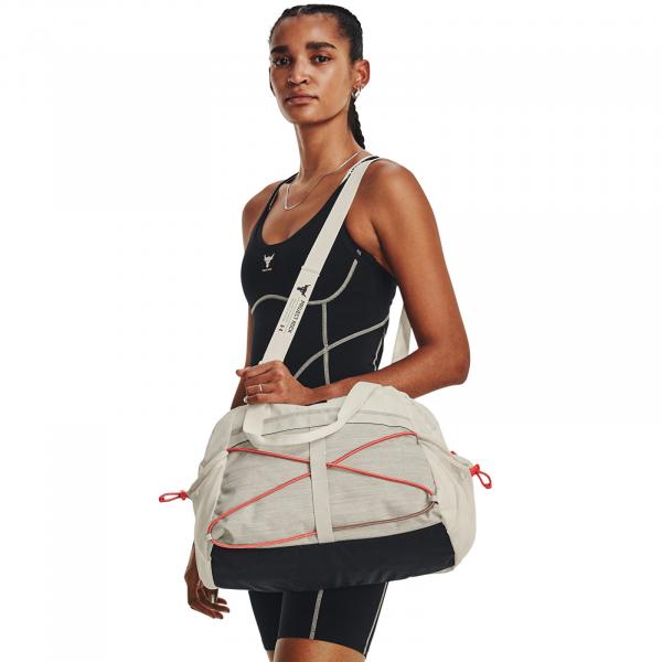 Under Armour Project Rock Gym Bag Sm White