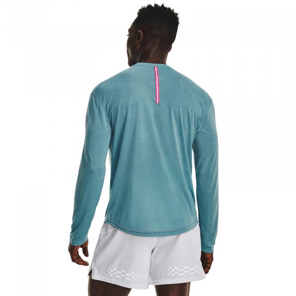 Tričko Under Armour Run Anywhere Breeze Ls Blue M