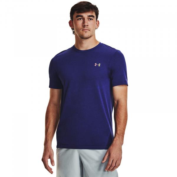 Tričko Under Armour Rush Seamless Legacy Ss Blue S