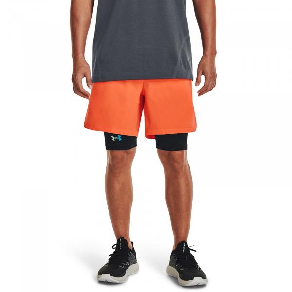 Šortky Under Armour Peak Woven Shorts Orange XXL