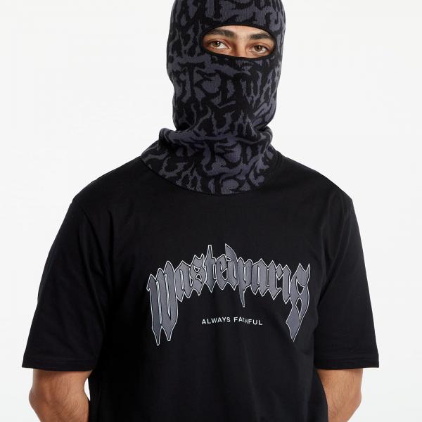 Čepice Wasted Paris Balaclava All Over Feeler Charcoal/ Black Universal
