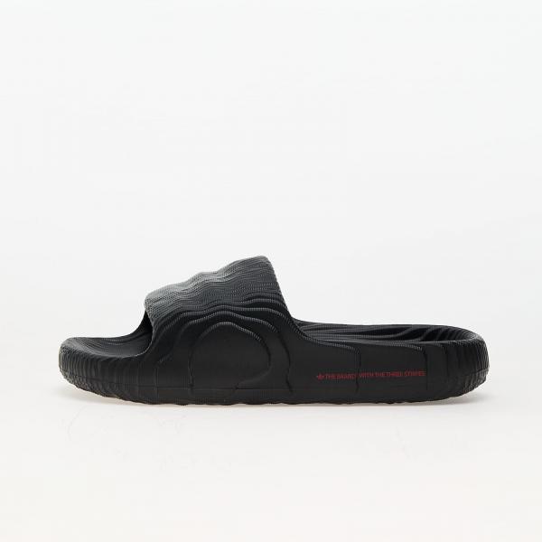 Tenisky adidas Adilette 22 Core Black/ Core Black/ Better Scarlet EUR 41 1/3