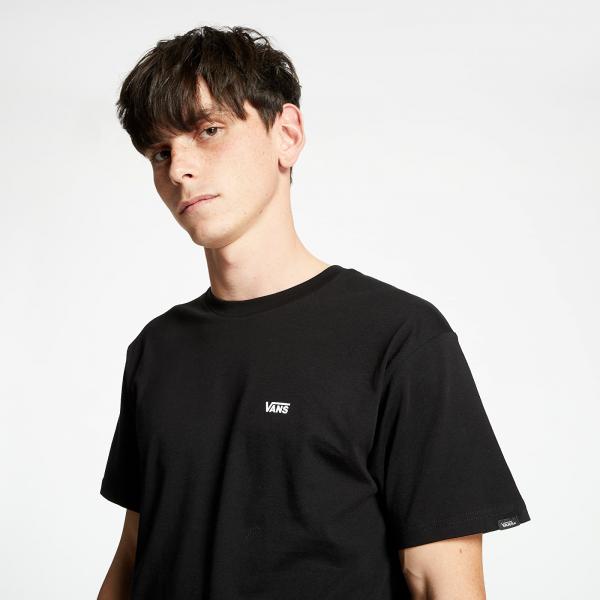 Tričko Vans Left Chest Logo Tee Black/ White M