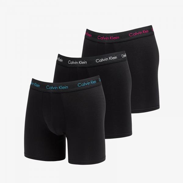 Boxerky Calvin Klein Cotton Stretch Classic Fit Boxer Brief 3-Pack Black S
