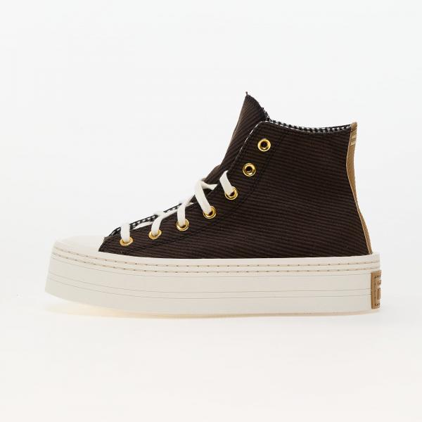 Tenisky Converse Chuck Taylor All Star Modern Lift Platform Corduroy Fresh Brew/ Trek Tan/ Egret EUR 40
