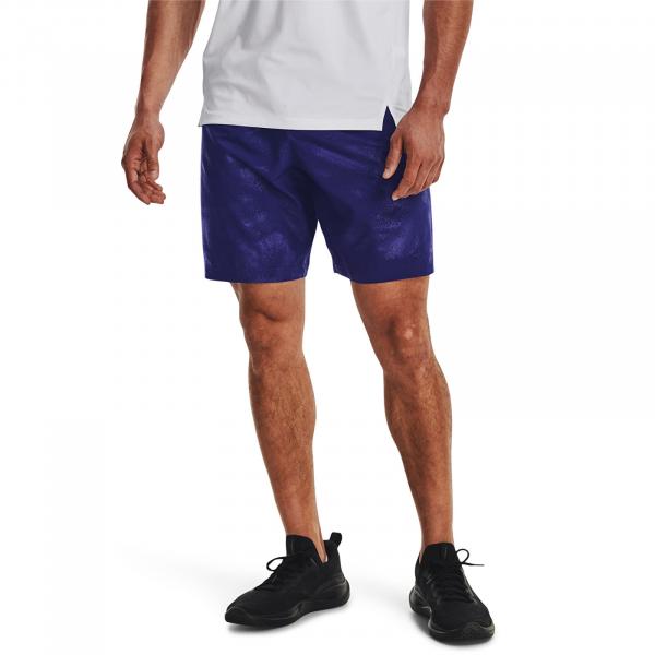 Šortky Under Armour Woven Emboss Short Blue S