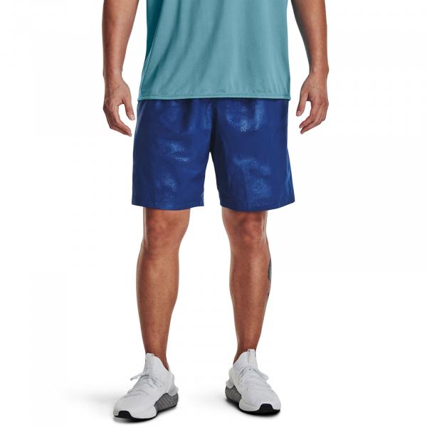 Šortky Under Armour Woven Emboss Short Blue M