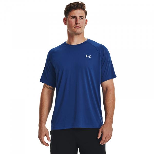 Tričko Under Armour Tech Reflective Ss Blue S