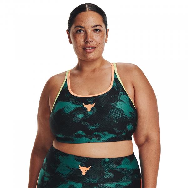 Podprsenka Under Armour Project Rck Crsbck Pt Bra Fam Green XS